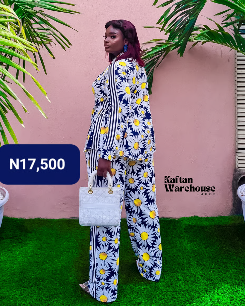 [KW-FG-ASHANTI-NVY-M] Ashanti 2-Piece Set (M, Navy Blue)