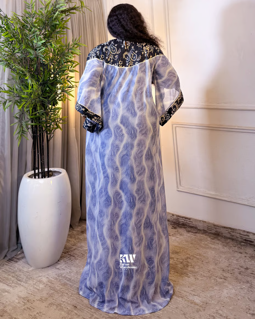 VERONA BROCADE TASSEL KAFTAN