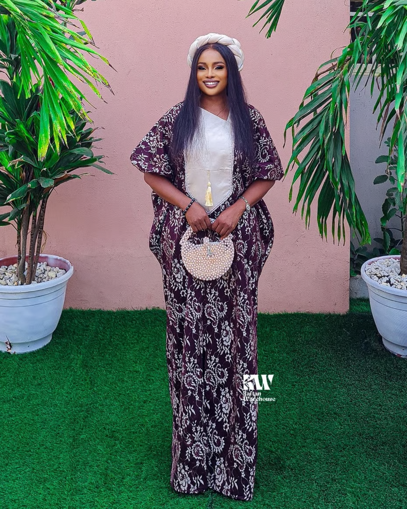 AGBEKE BROCADE TASSEL KAFTAN