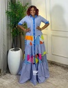 GELATO TIERED MAXI DRESS