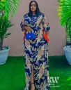 Helena Waist Cincher Maxi Dress